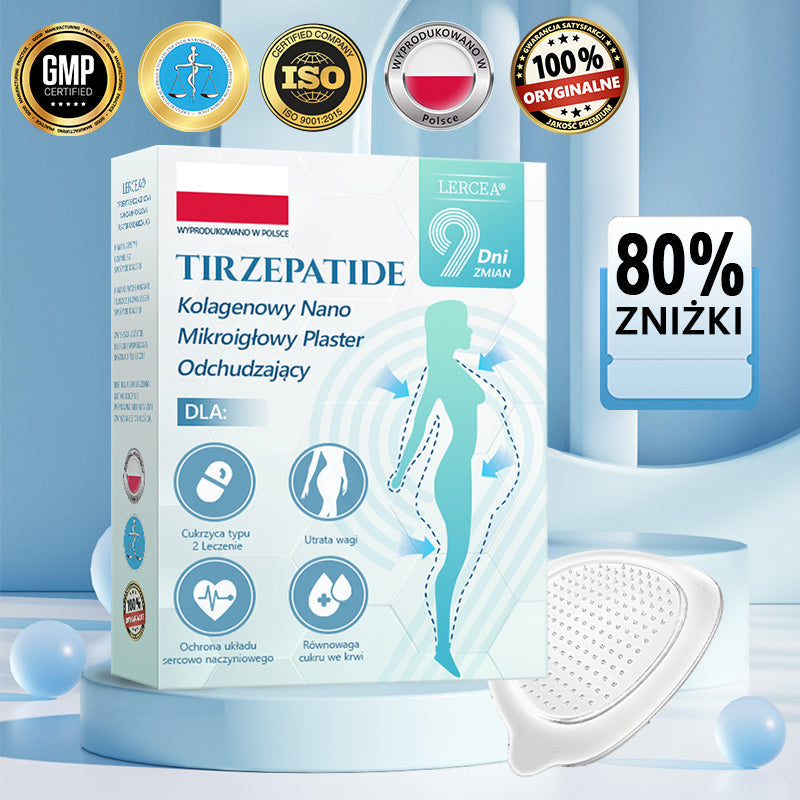 【Last Day Promotion 60% OFF🌟】🌈🌈𝐋𝑬𝘙𝐶𝘌𝘼® SMGT-GLP-1 𝐓𝐢𝐫𝐳𝐞𝐩𝐚𝐭𝐢𝐝𝐞 i 𝐂𝐨𝐥𝐥𝐚𝐠𝐞𝐧 𝐍𝐚𝐧𝐨 𝐌𝐢𝐜𝐫𝐨𝐧𝐞𝐞𝐝𝐥𝐞 𝐏𝐥𝐚𝐬𝐭𝐞𝐫 𝐨𝐝𝐜𝐡𝐮𝐝𝐳𝐚𝐣ą𝐜𝐲丨W przypadku problemów takich jak otyłość, zwiotczała skóra, wysokie ciśnienie krwi, cukrzyca, stłuszczenie wątroby i bóle stawów.