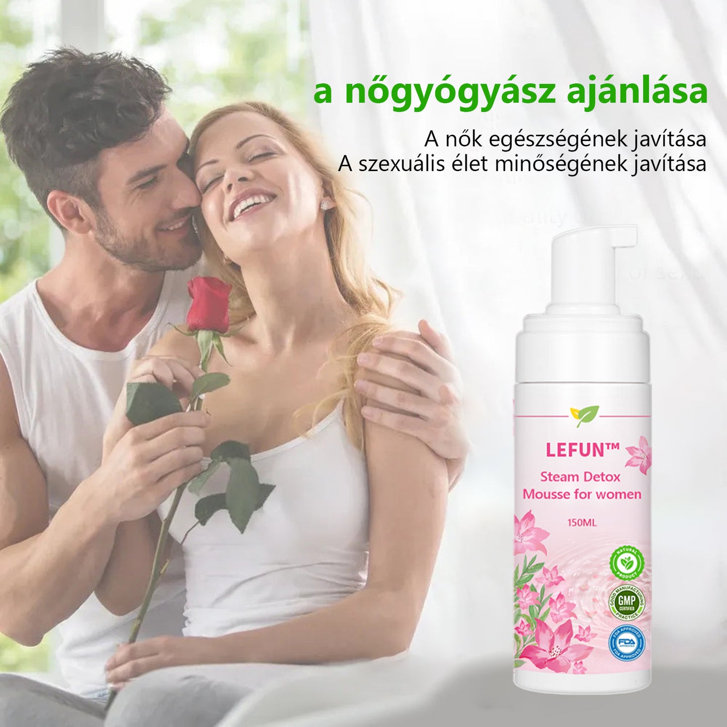 🔥🔥 LEFUN™ Női Gőzös Méregtelenítő Hab (Hormonális egyensúly, nőgyógyászati betegségek és elhízás) 💎💎